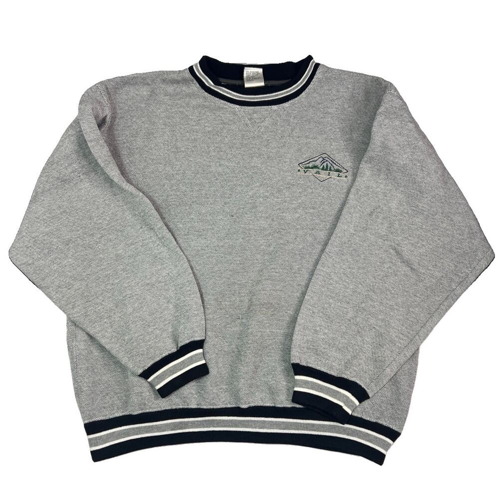 Vintage Vail Colorado Winter Crewneck BAC Sweater Retro 90s Men’s Size Large